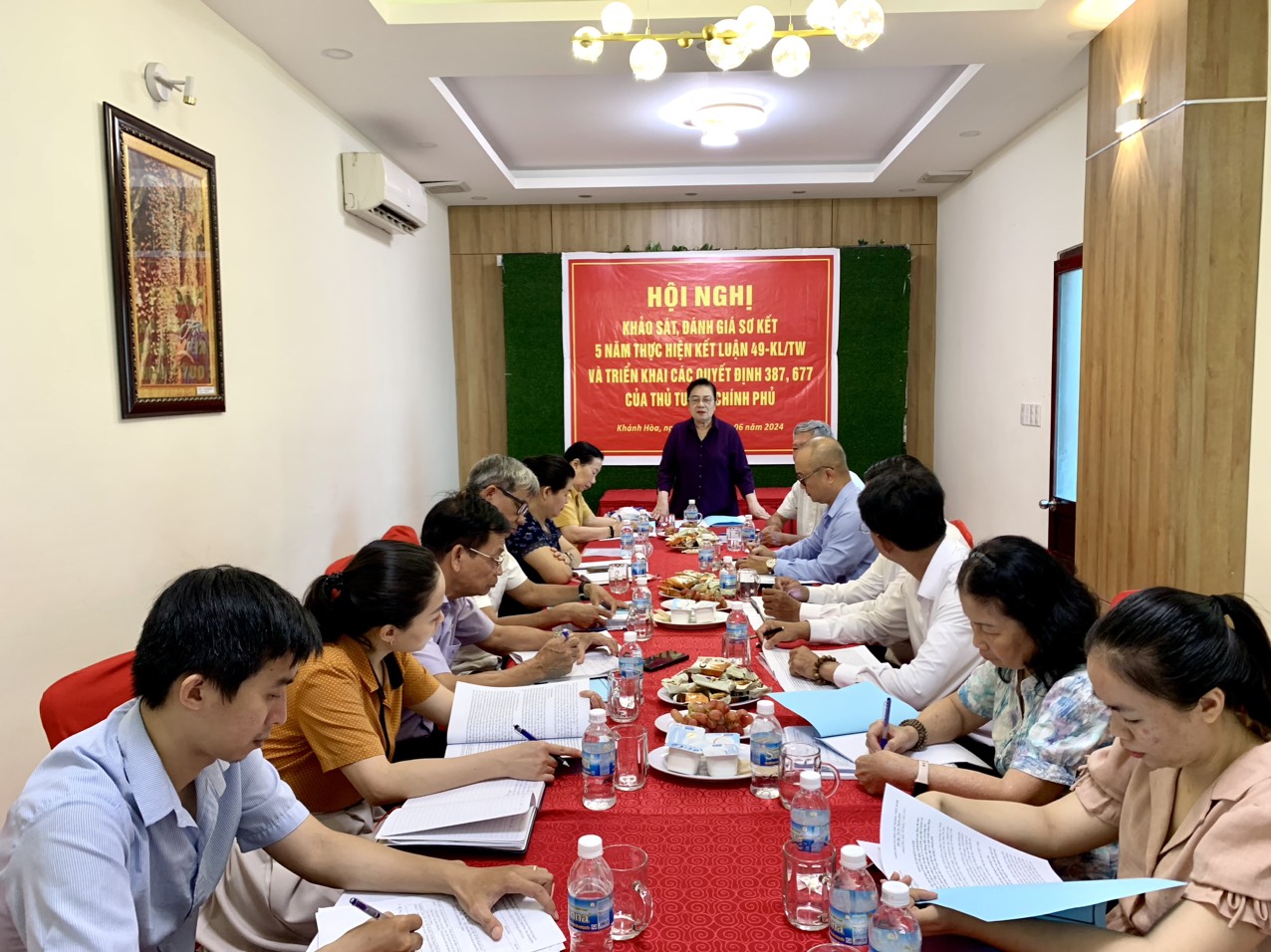 Hội Khuyến học Việt Nam kiểm tra, khảo sát việc sơ kết 5 năm thực hiện Kết luận 49 và triển khai Quyết định 387, 677 của Thủ tướng Chính phủ tại Khánh Hòa